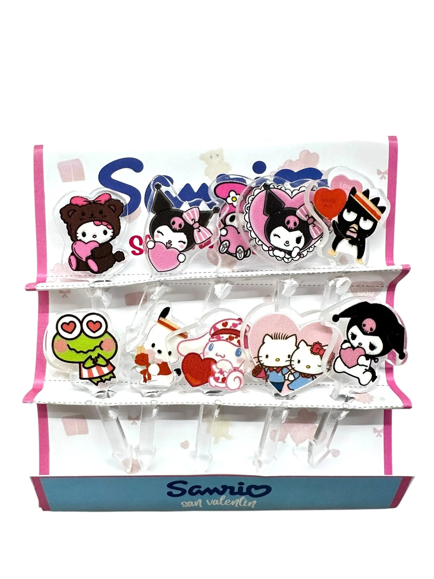 Picks Acrylic Sanrio San Valentín