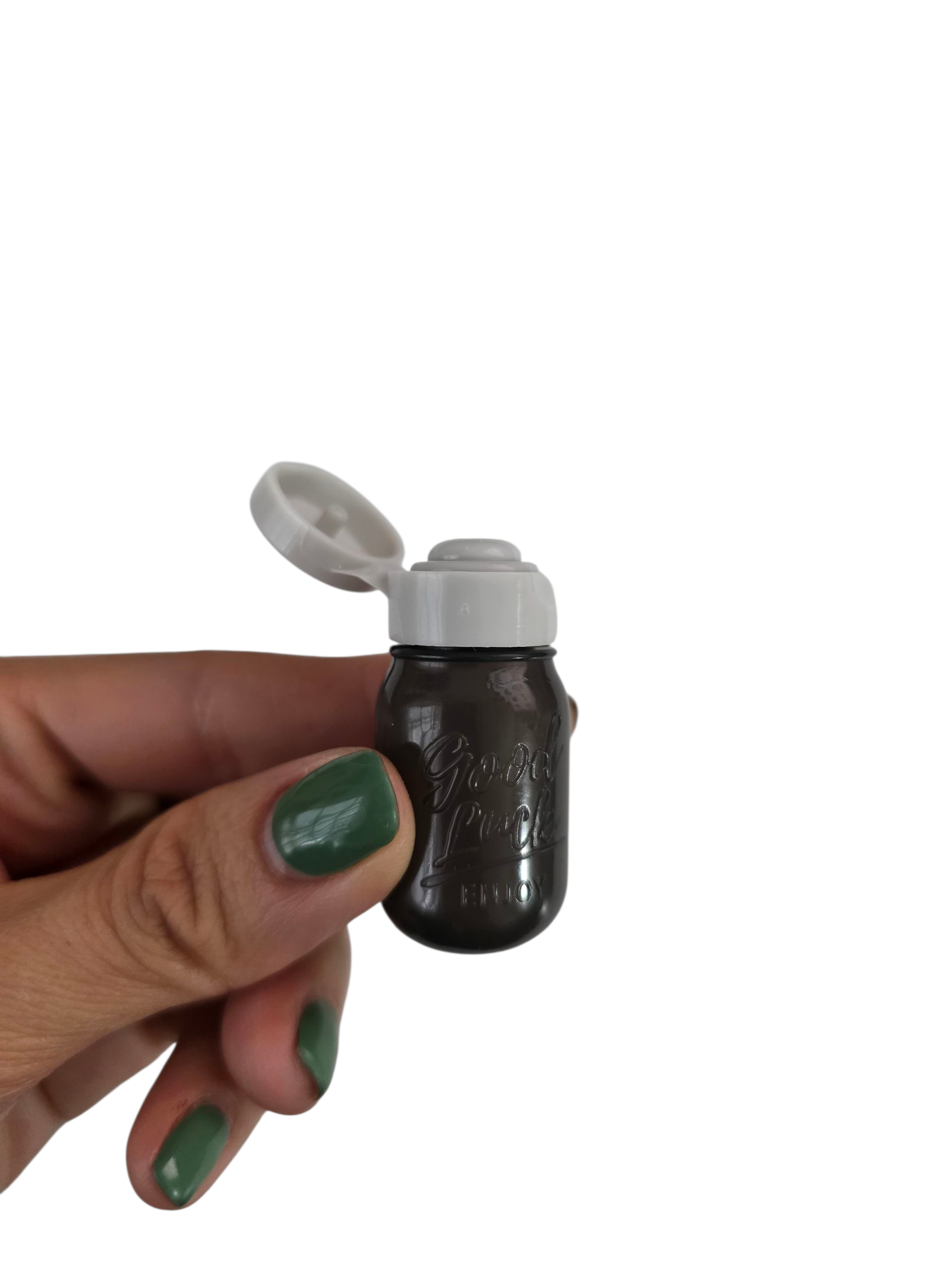 Mini contenedor Tube Bottle Black