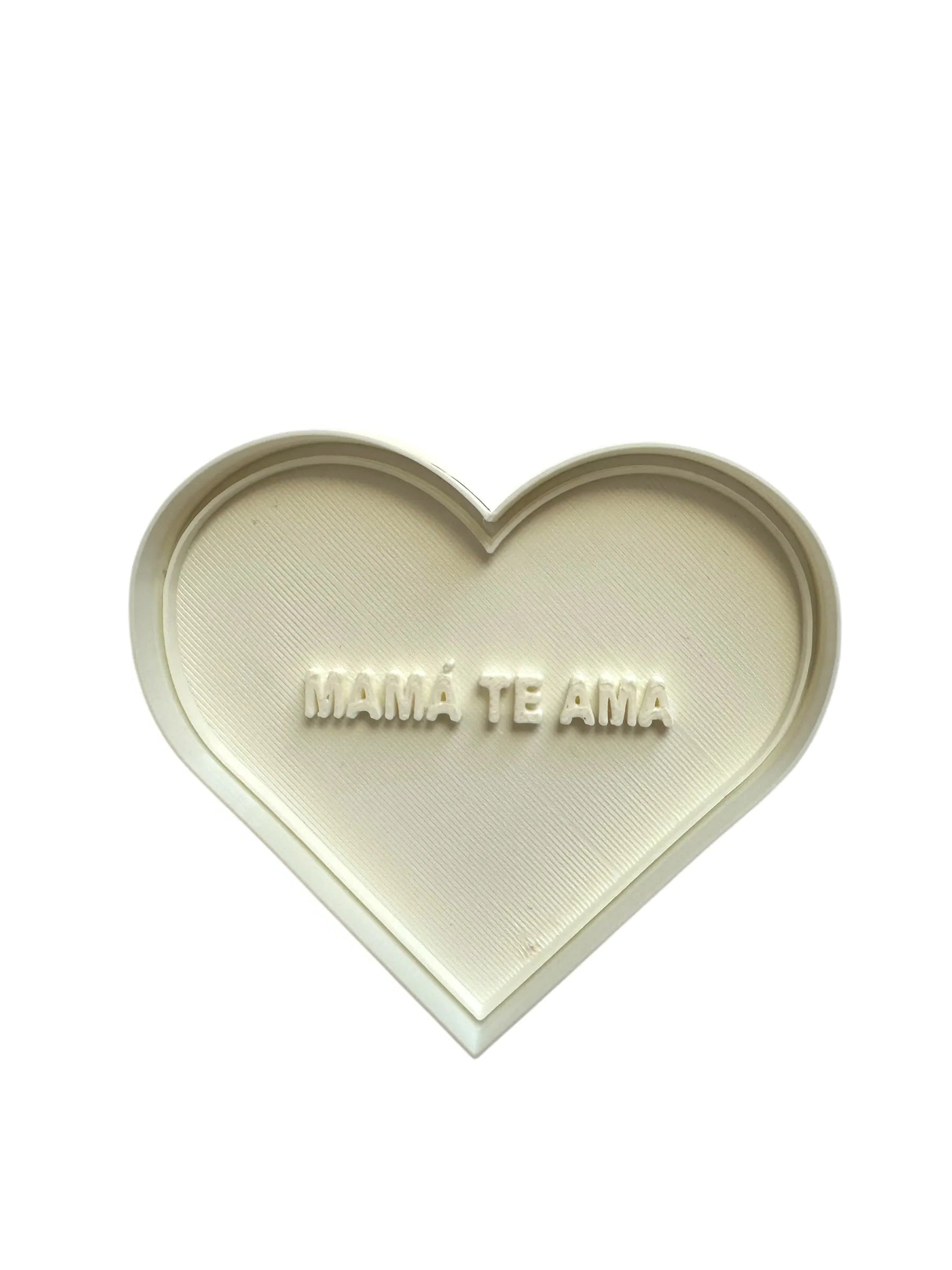 Cortador Corazón Mamá te Ama