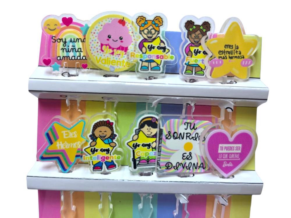 Picks Acrylic Mensajes Niña