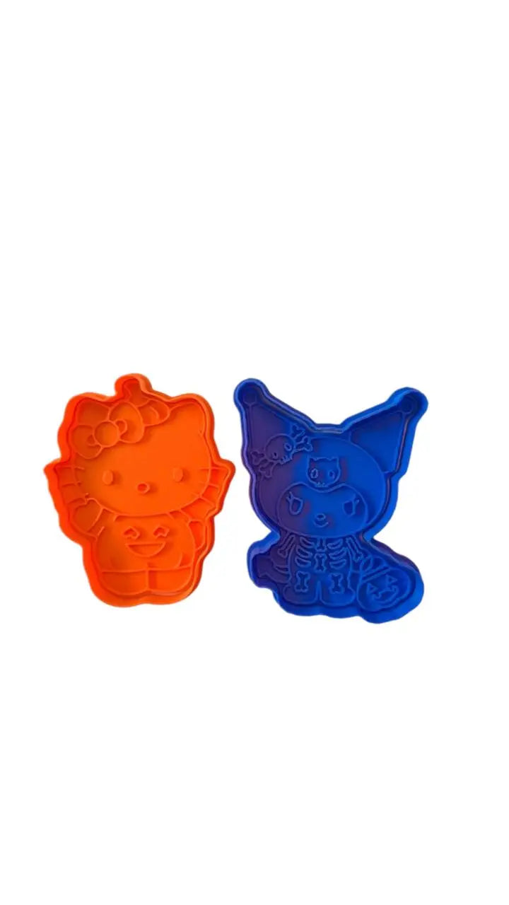 Cortadores Hello kitty Kuromi Halloween