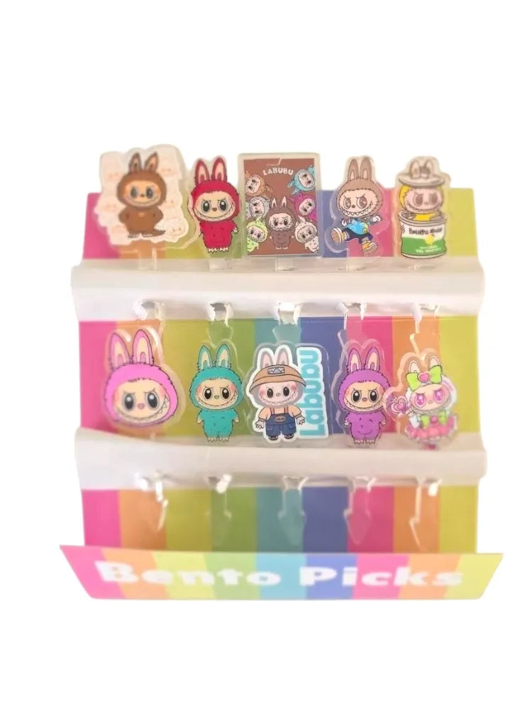Picks Acrylic Labubu Colorful