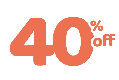 40% de descuento