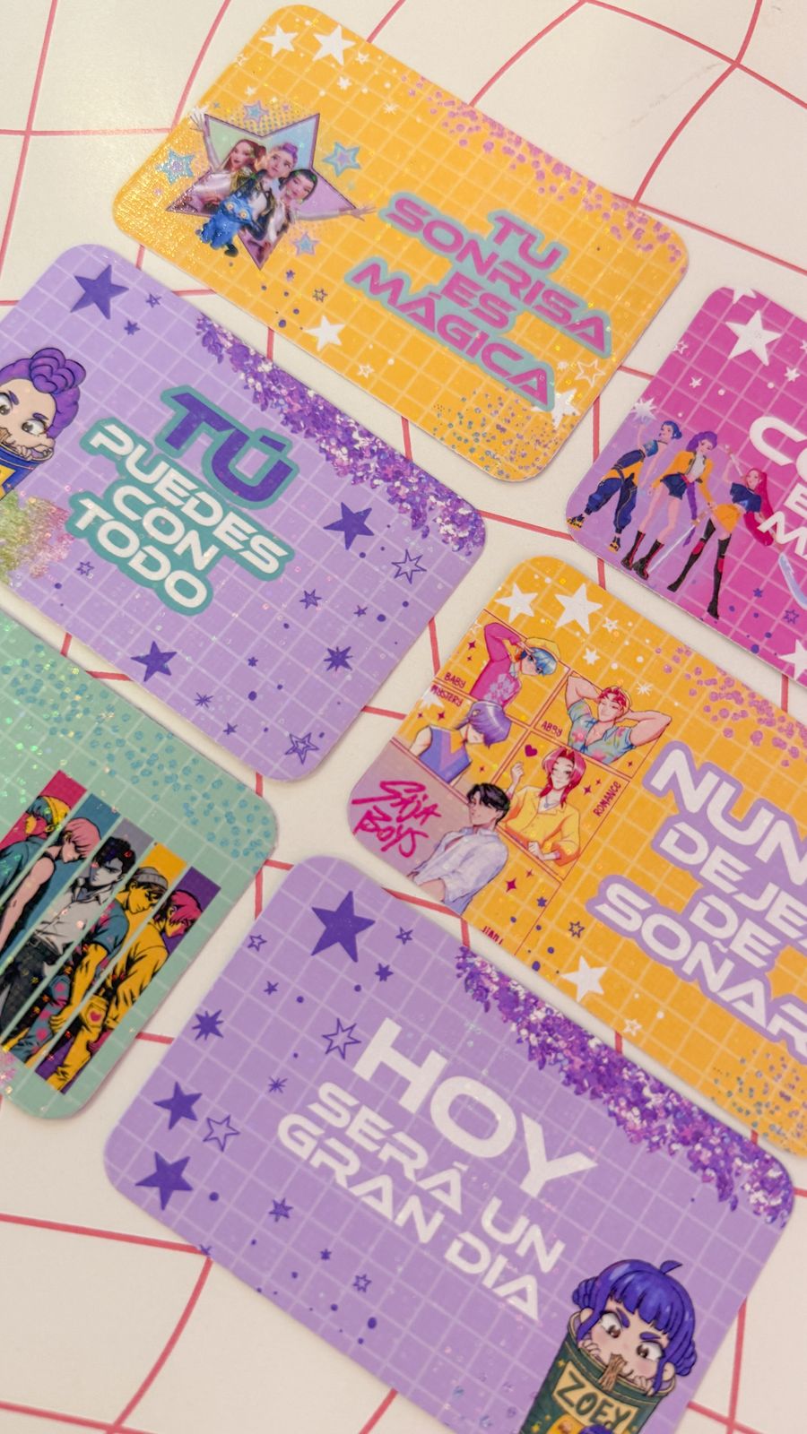 Tarjetas Motivacionales Kpop Demon Hunter