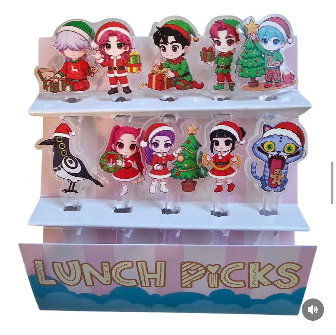 Picks Acrylic Kpop Demon Hunter Xmas