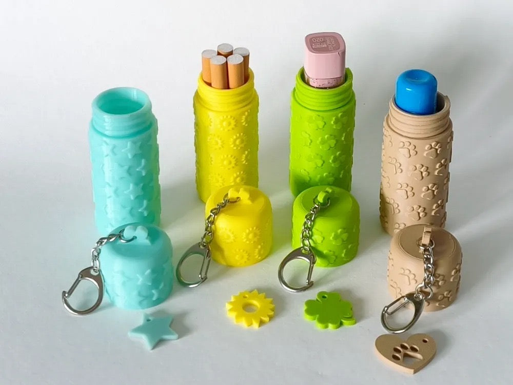Llavero Lipbalm holder estrellas