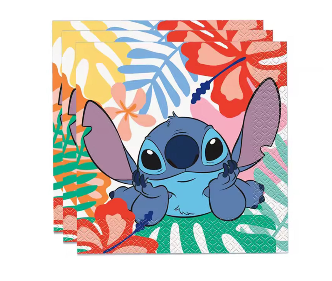 Servilletas Stitch Aloha