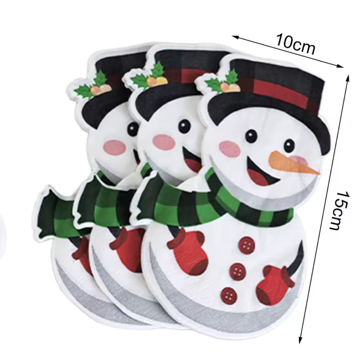 Servilletas Snowmen