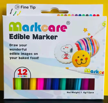 Plumones comestibles 12pz