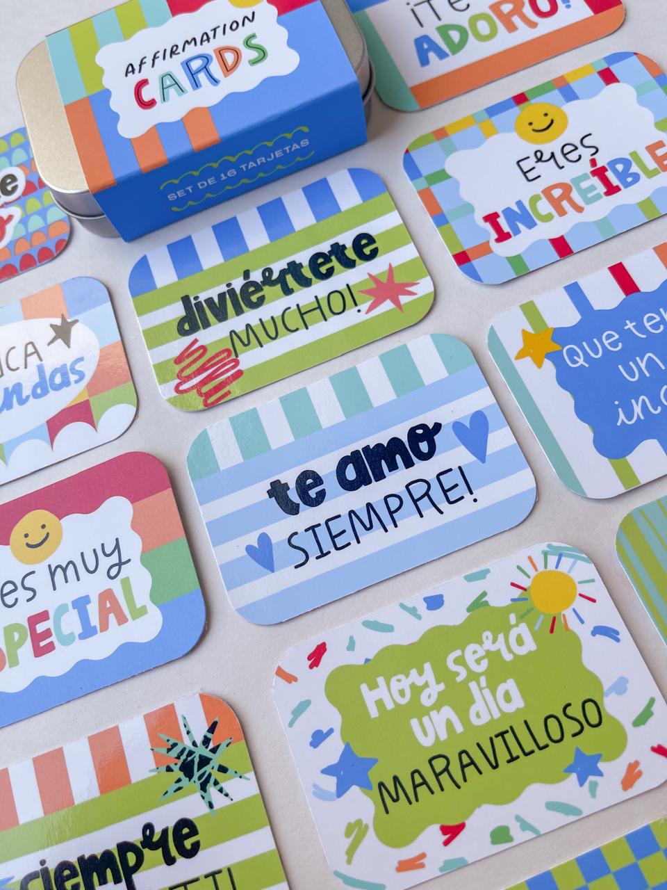 Tarjetas Motivacionales  Blue