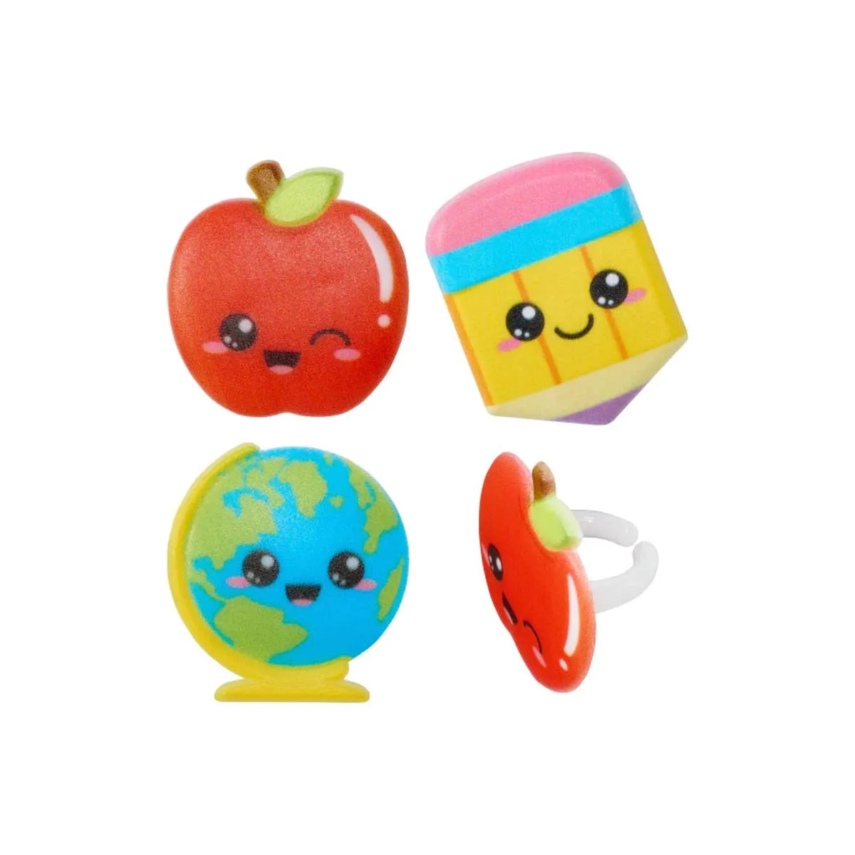 Anillos Back to School Kawaii