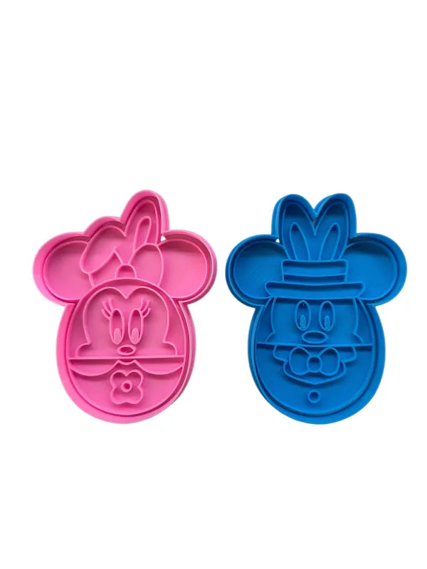 Cortadores Mickey & Minie Easter