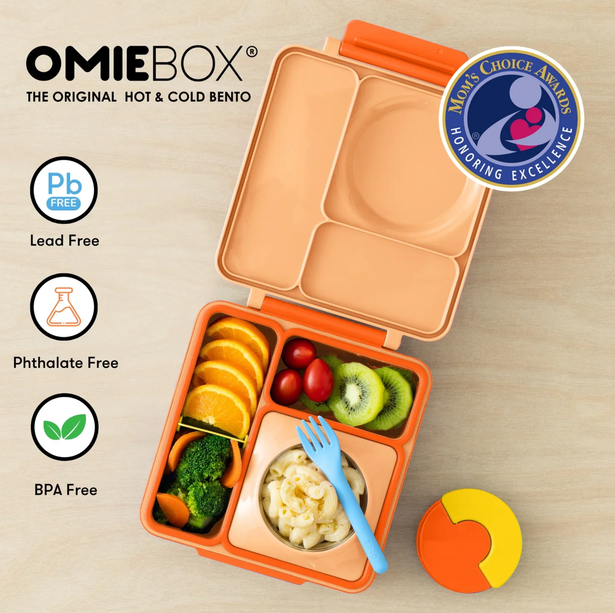 OmieBox Poppy Orange