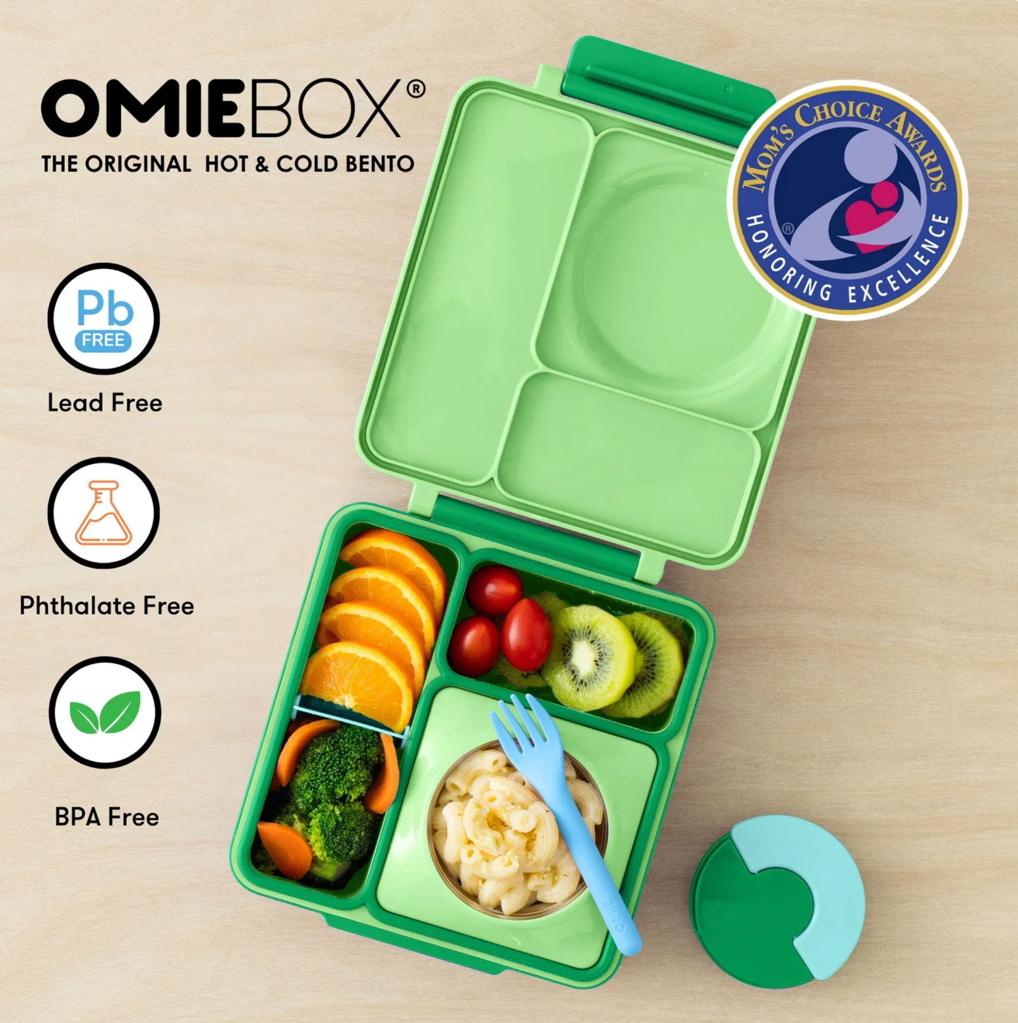 OmieBox NEW COLORS Apple Green