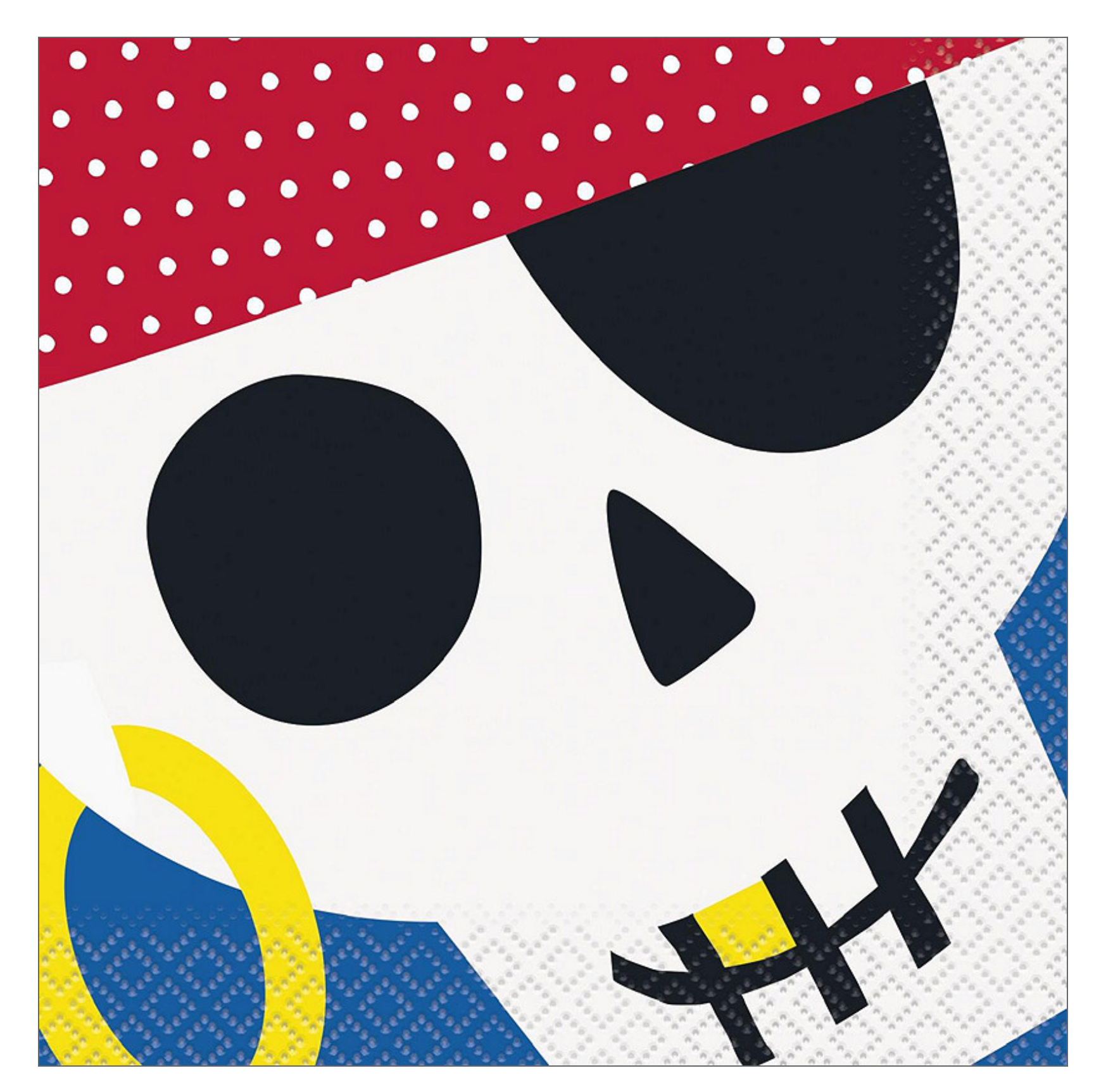 Servilletas Calavera Pirata