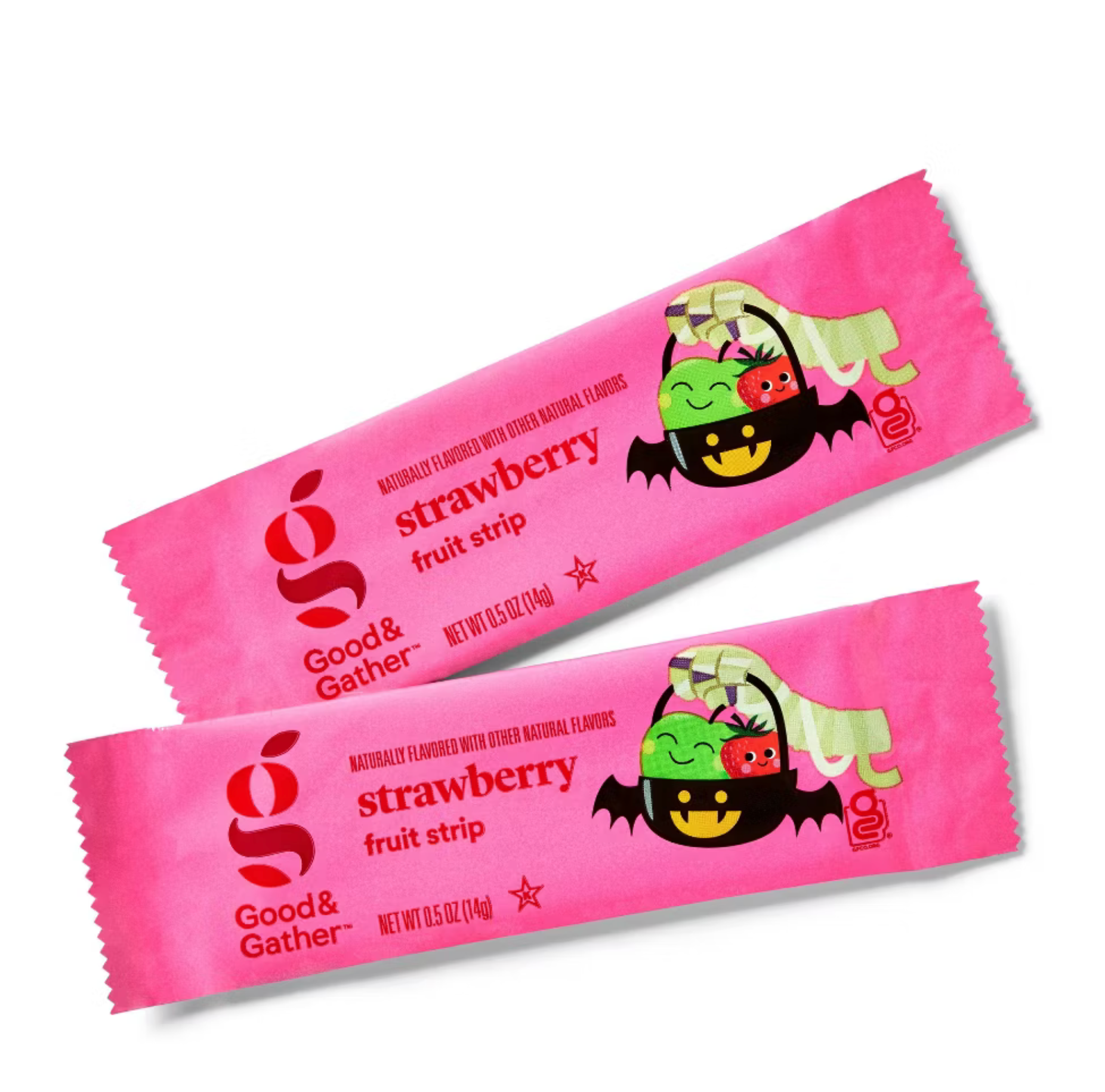 Halloween Strawberry Fruit Strips - 24oz/48ct - Good & Gather™