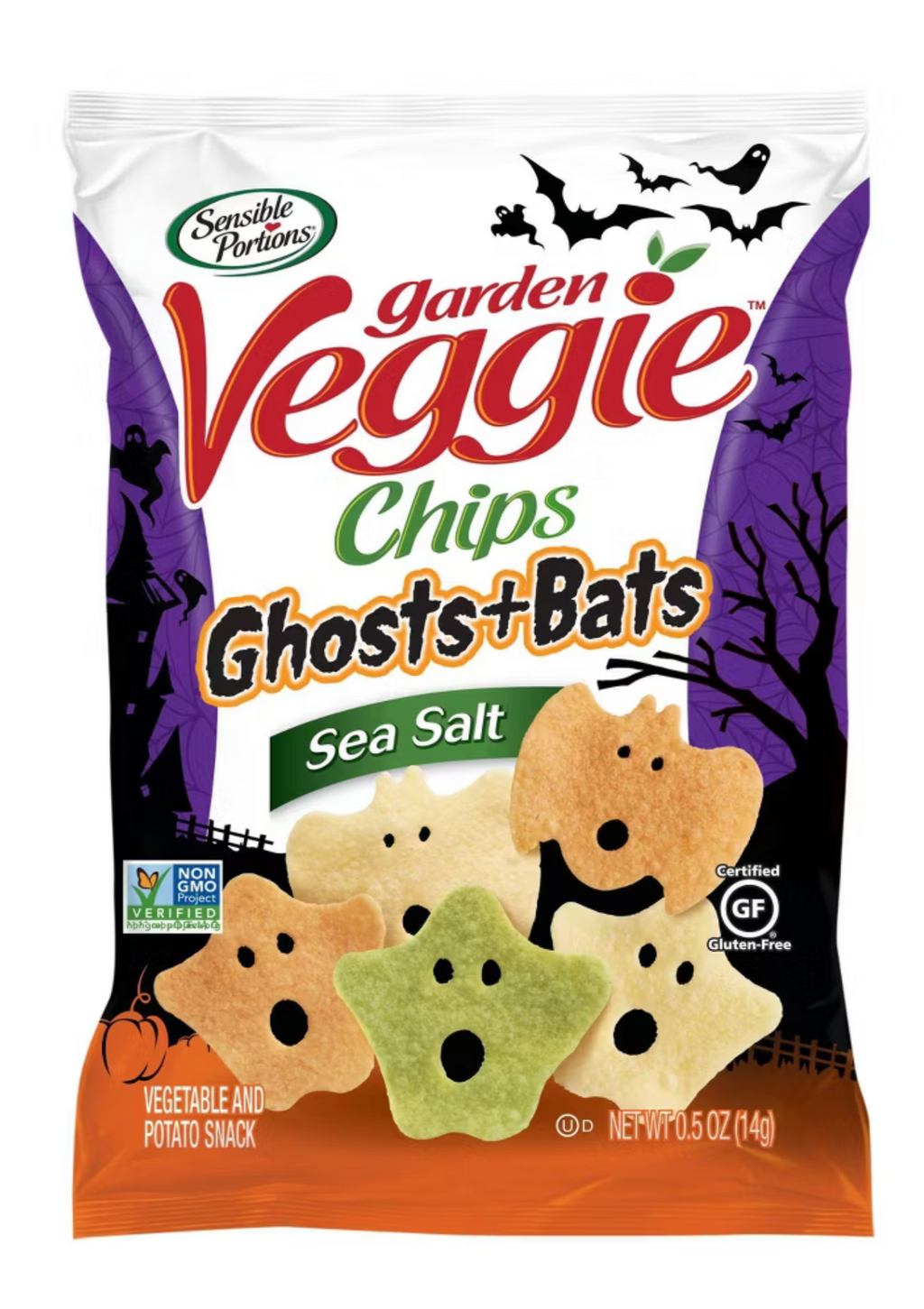 Veggie Ghosts & Bats Sea Salt Flavored Chips