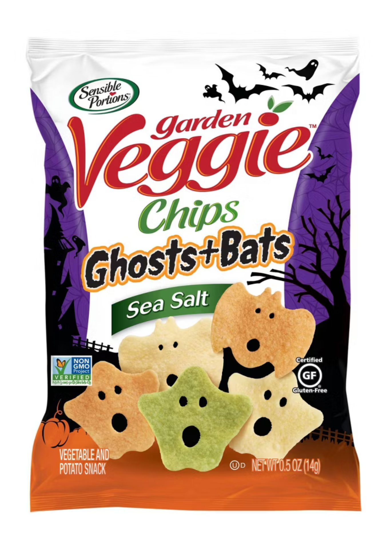 Veggie Ghosts & Bats Sea Salt Flavored Chips