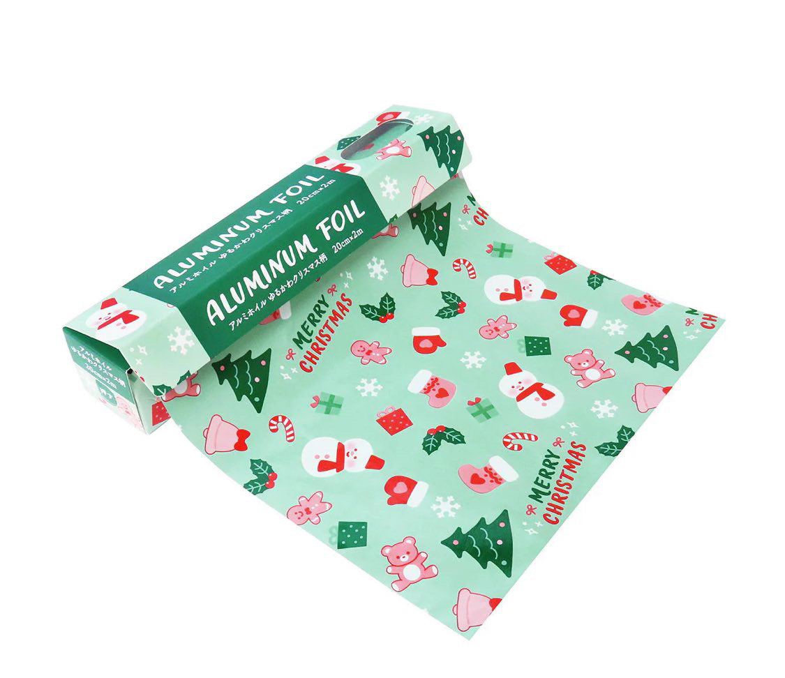 Papel Aluminio xmas green