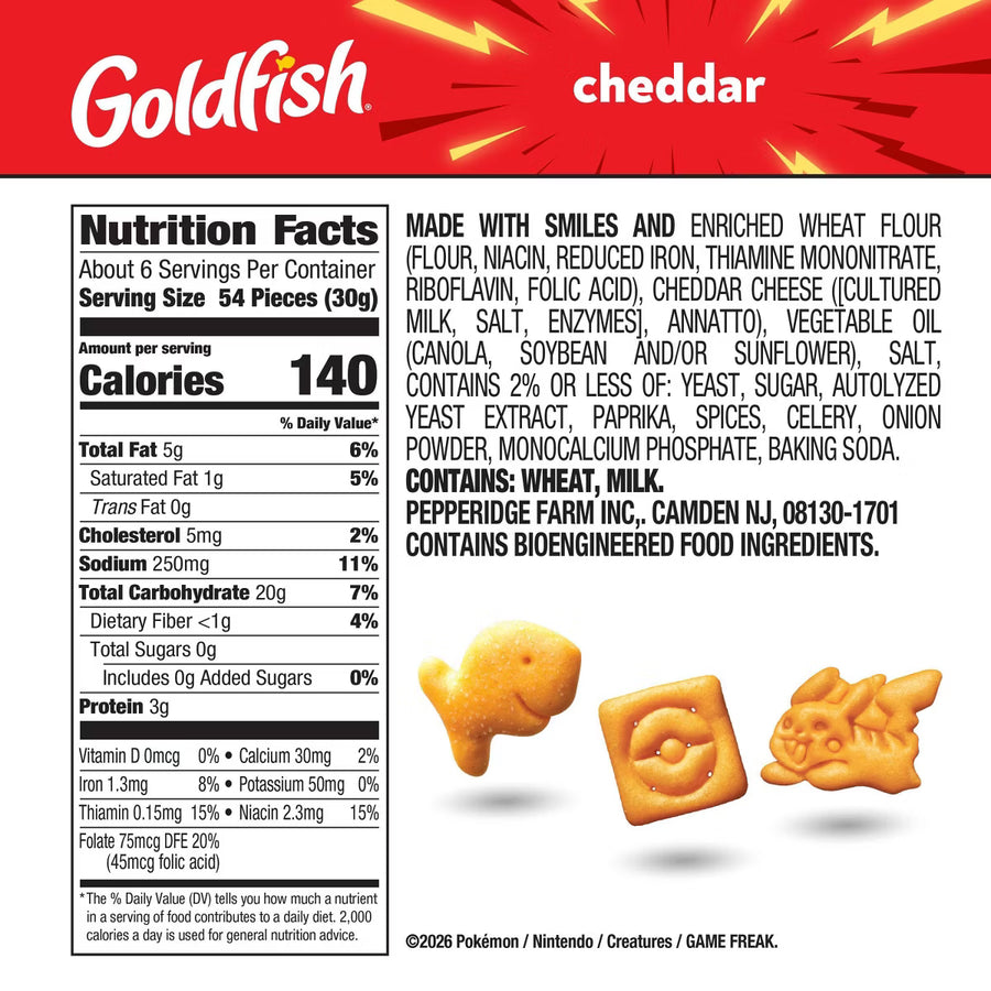 PREVENTA Goldfish Crackers Pokémon