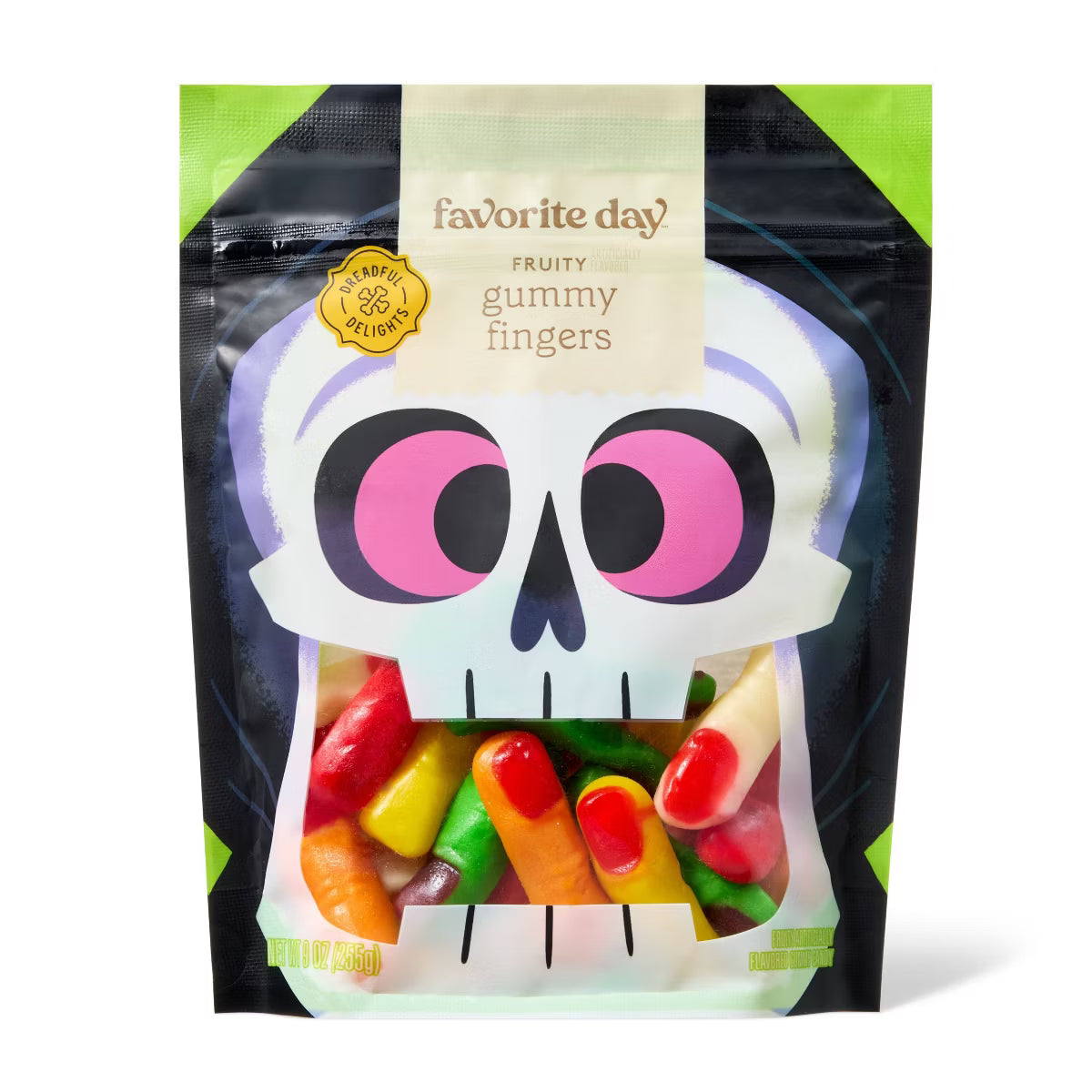 Halloween Fruity Gummy Fingers Candy - 9oz - Favorite Day™