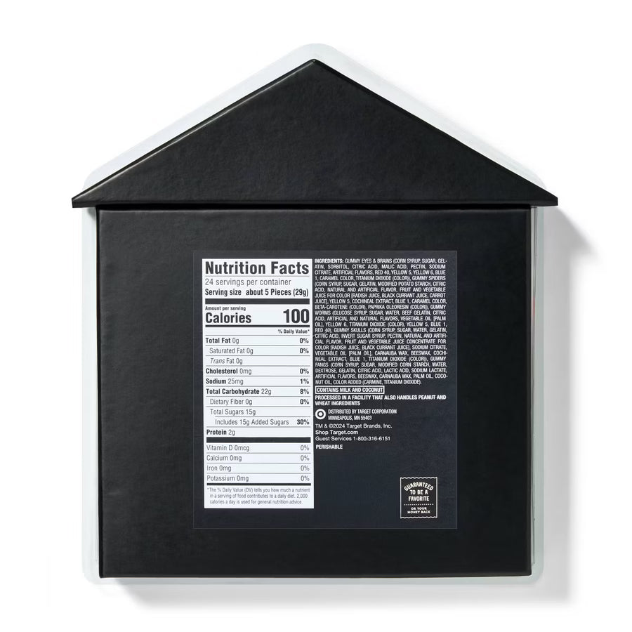 PREVENTA Halloween Spooky Treat House Gummy Candy Board - 24.5oz - Favorite Day™