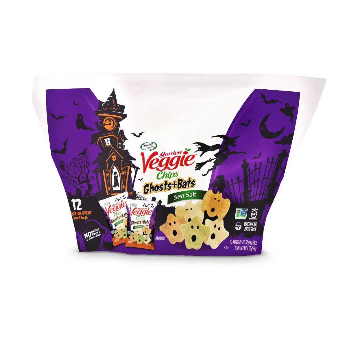 Veggie Ghosts & Bats Sea Salt Flavored Chips