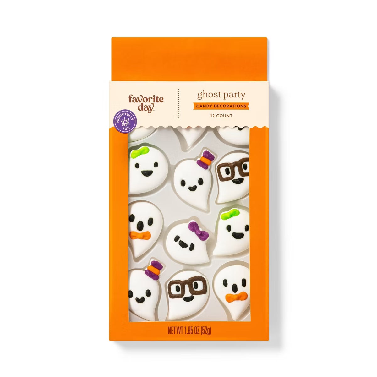 Ghost Party Candy Decorations - 12ct / 1.85oz - Halloween - Favorite Day™