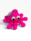 Llavero articulado Pulpo Rosa