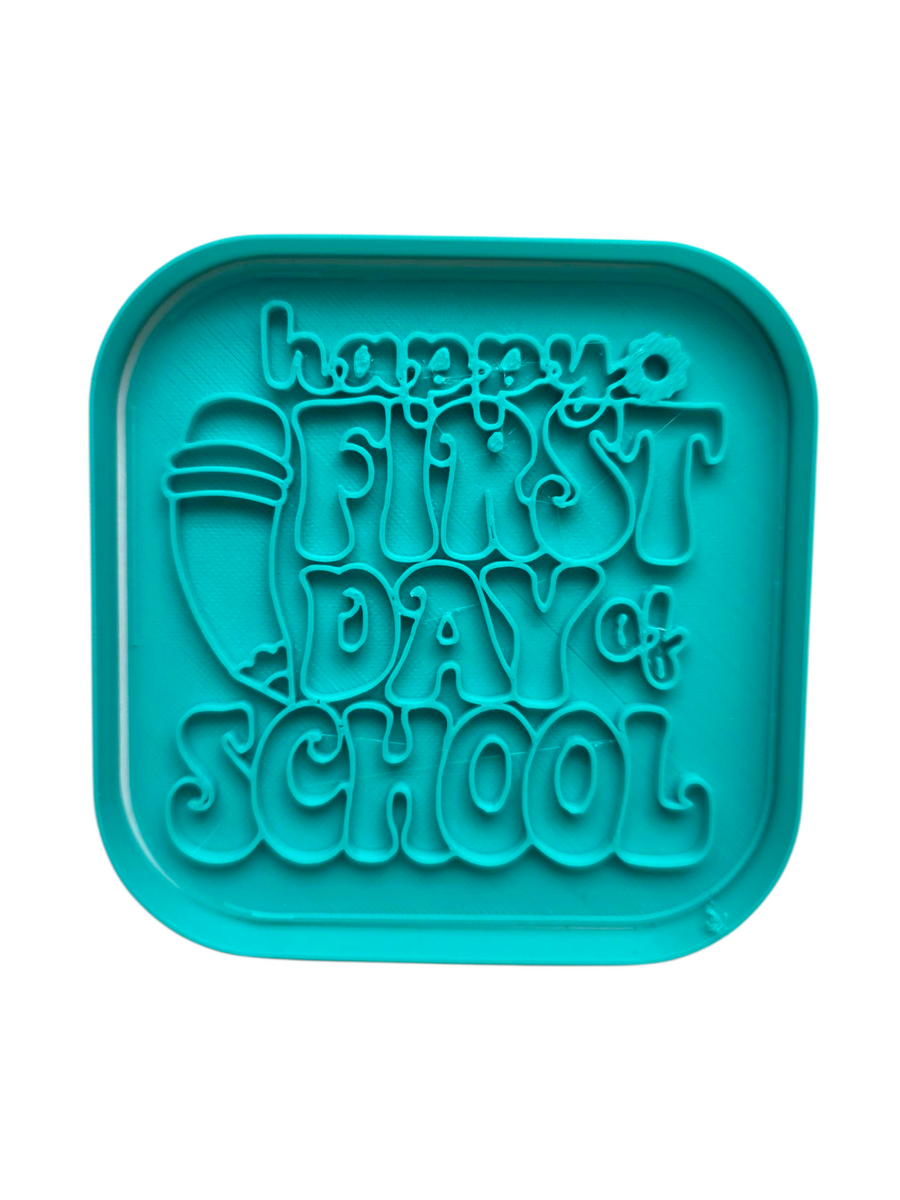 Cortador Happy Fist Day of School