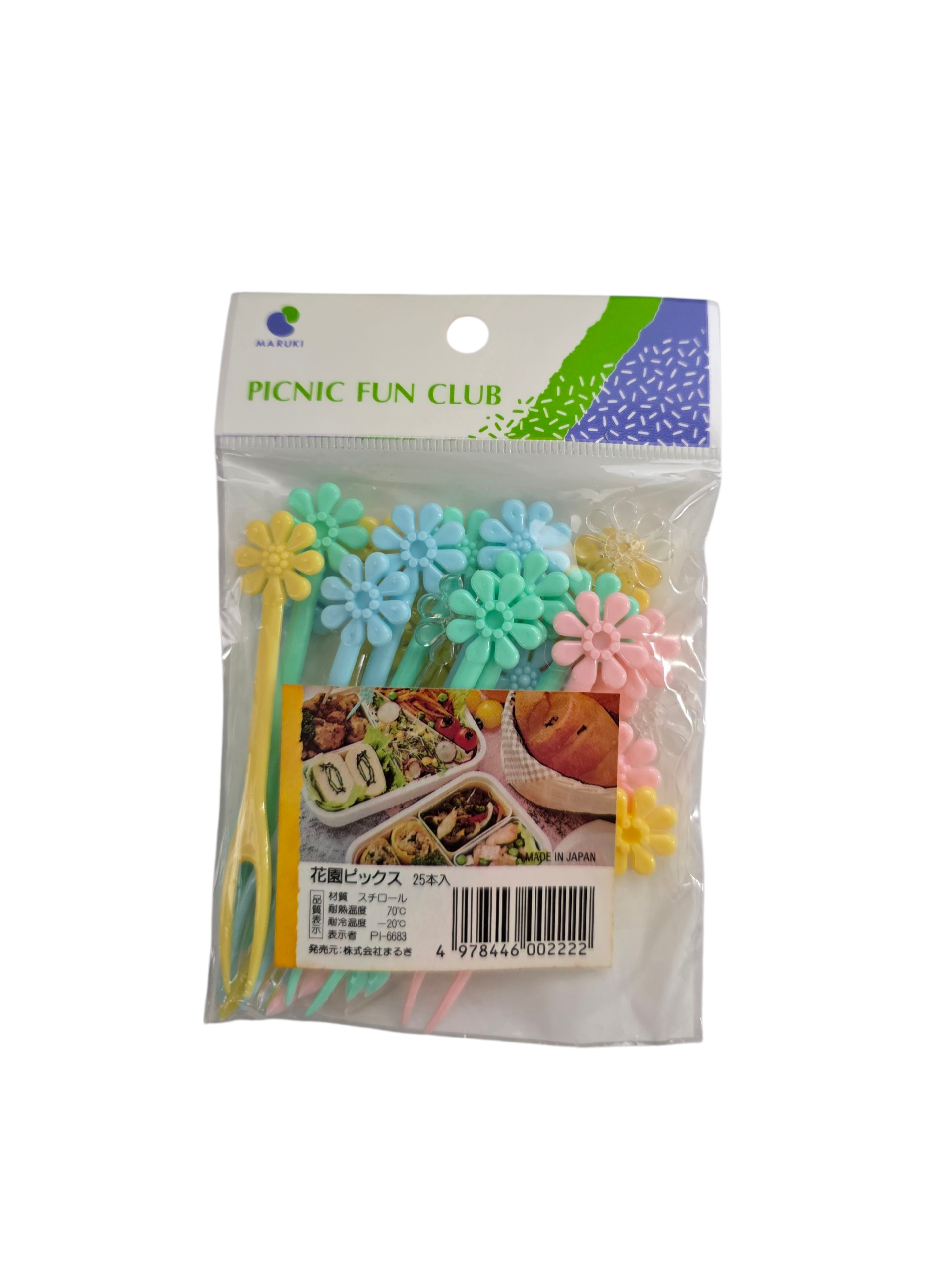 Picks flores pastel