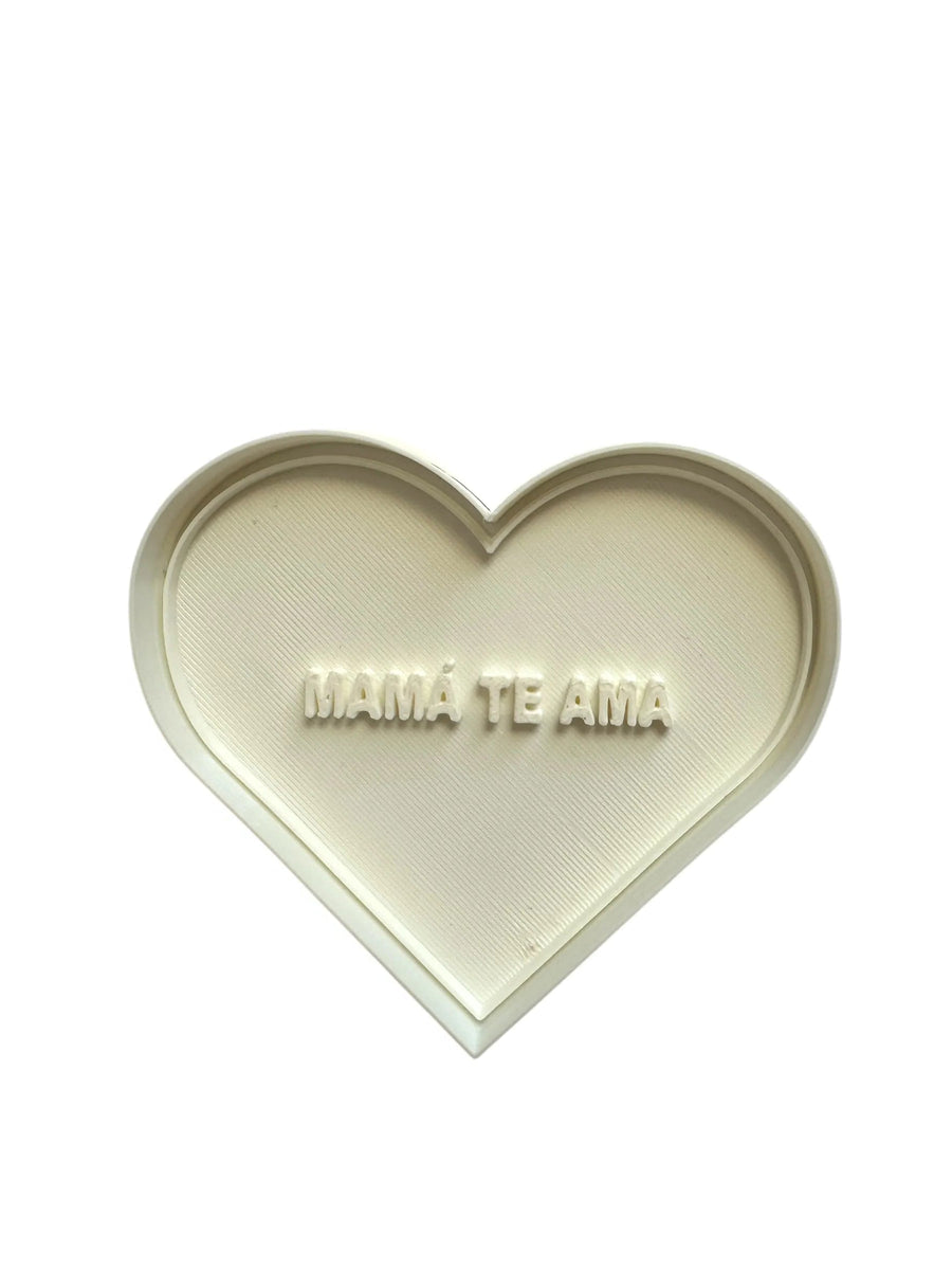 Cortador Corazón Mamá te Ama