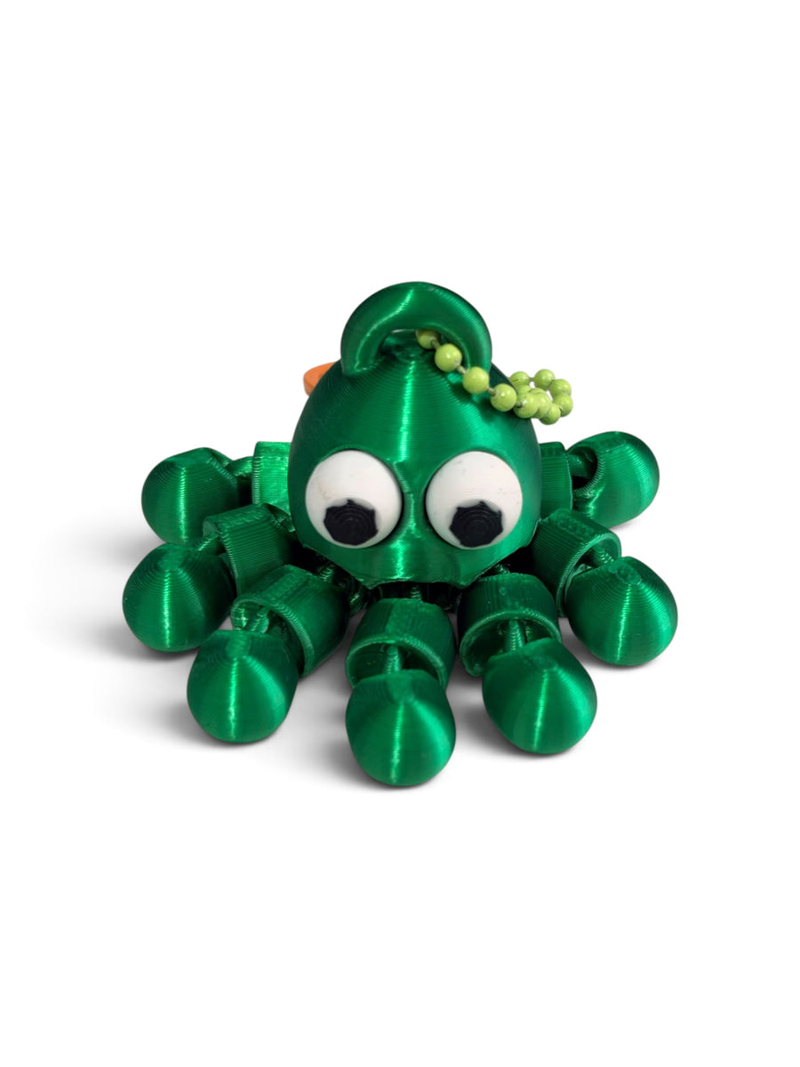 Llavero articulado Pulpo Verde