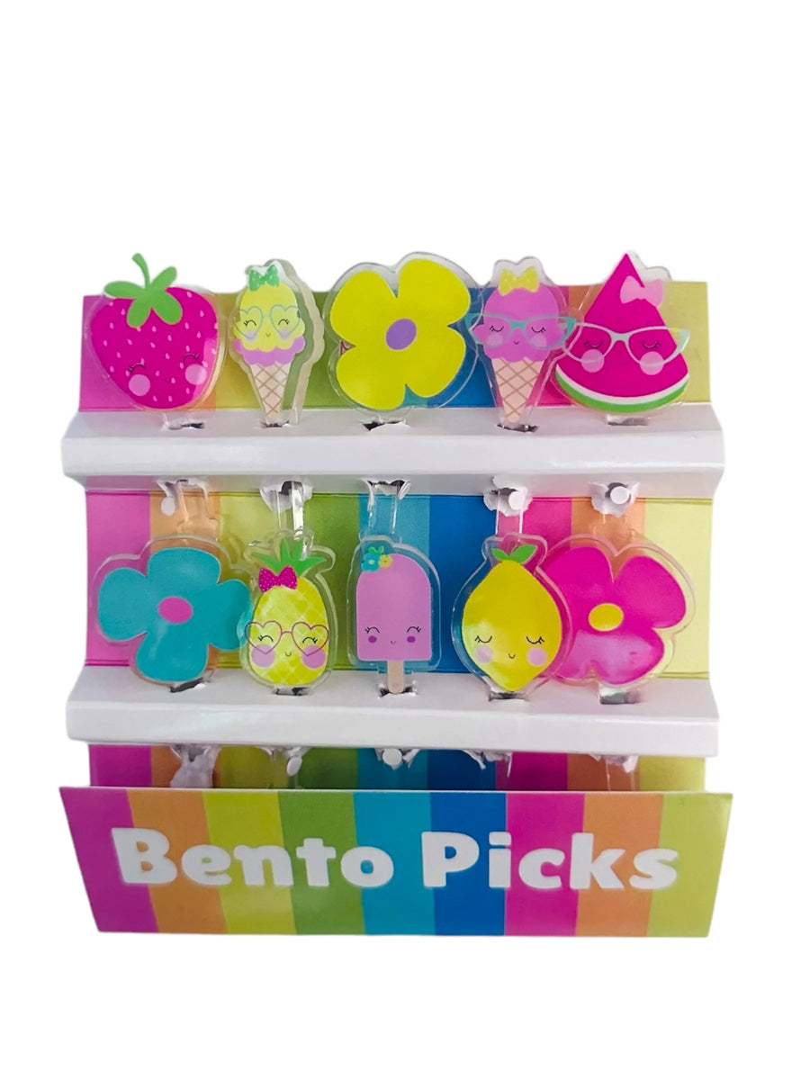Picks Acrylic Frutas Kawaii