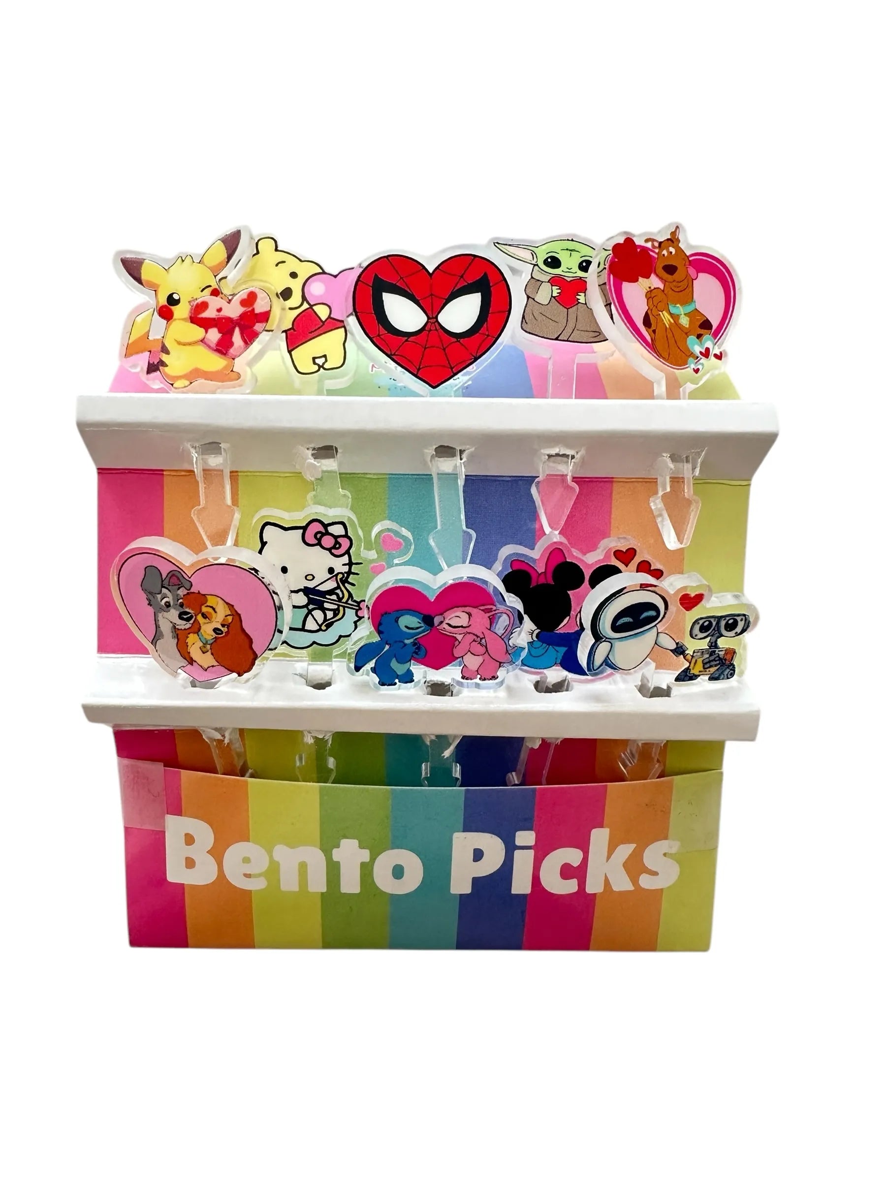 Picks Acrylic San Valentín Mixto