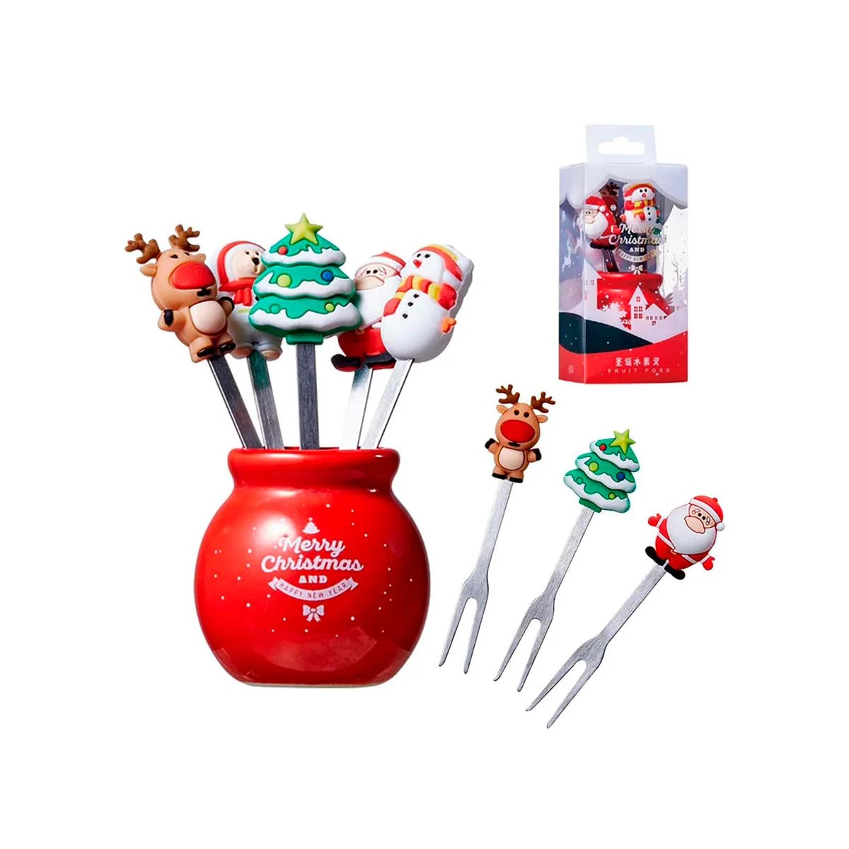 Tenedor Navidad
