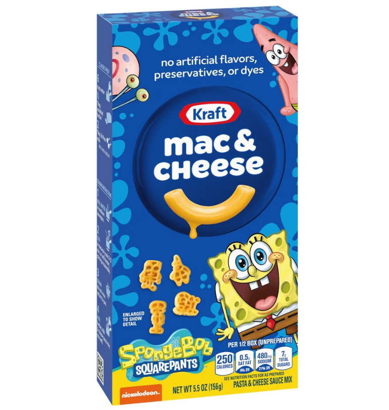 Mac & Cheese Bob Esponja