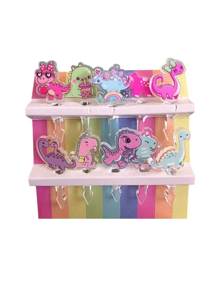 Picks Acrylic Dinosaurio Niña