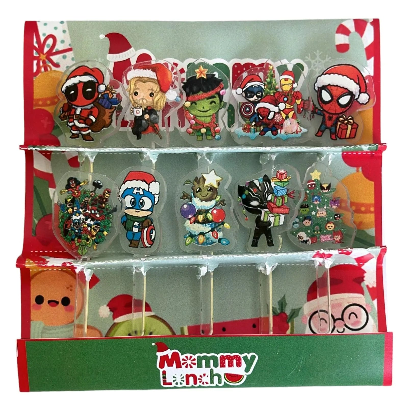 Picks Acrylic Avengers Navidad