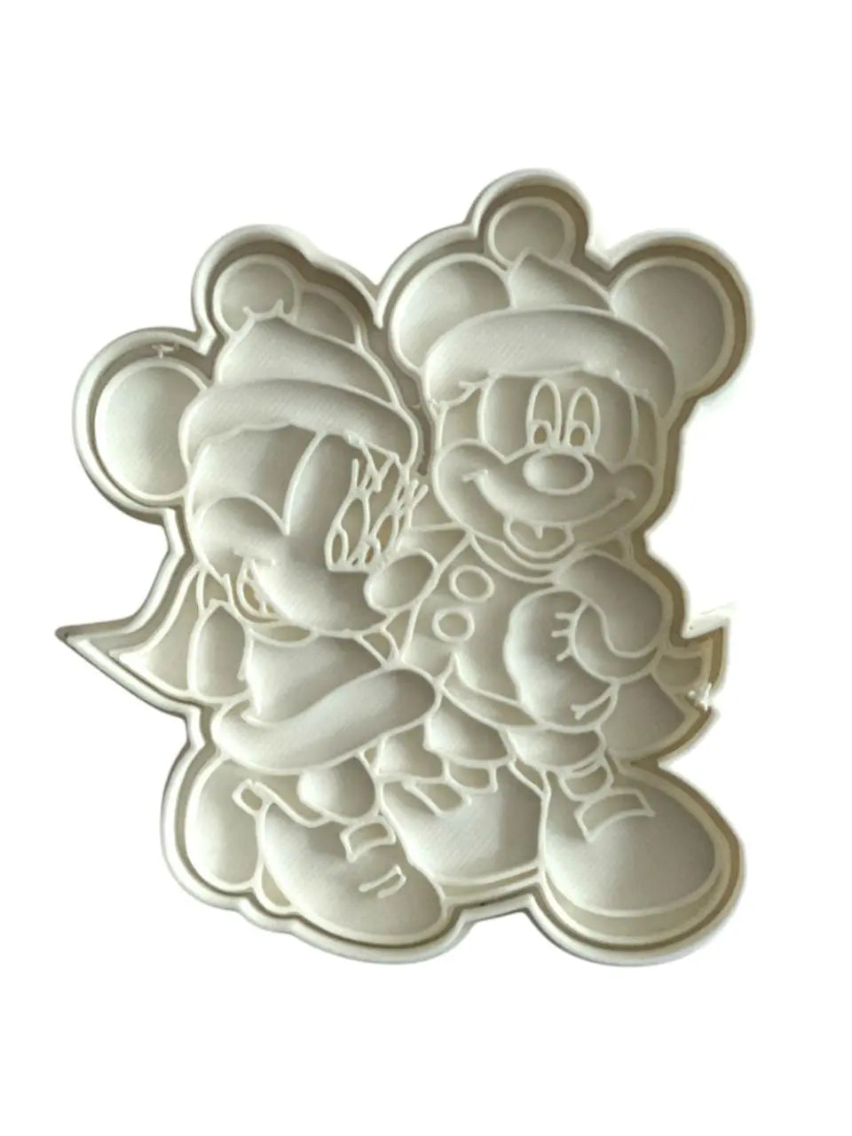 Cortador Mickey and Minie Navidad