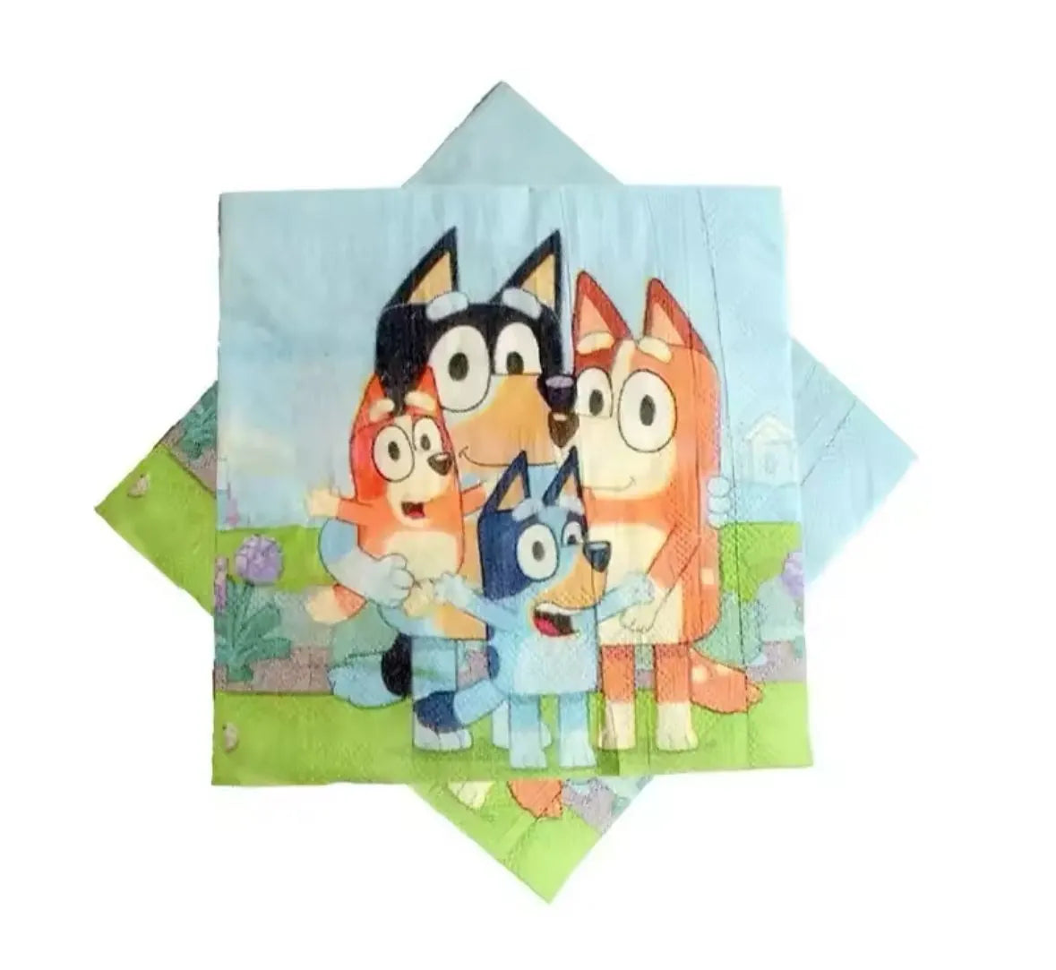Servilletas Bluey Familia