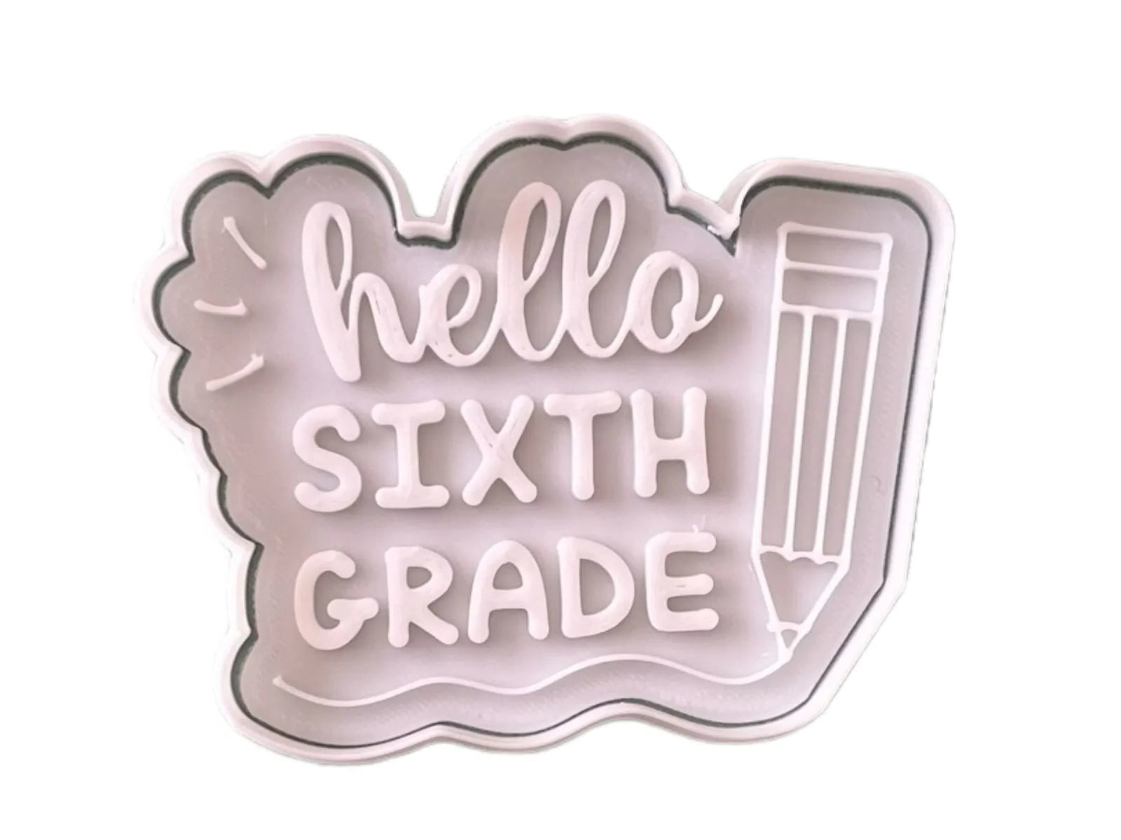 Cortador con Sello 6th Grade