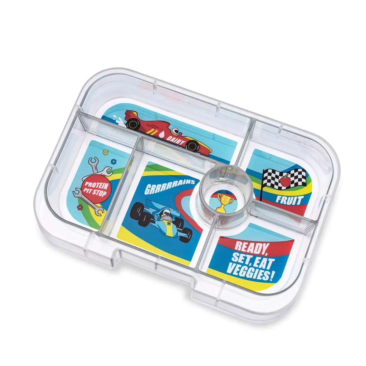 Yumbox Original Race Cars Blue