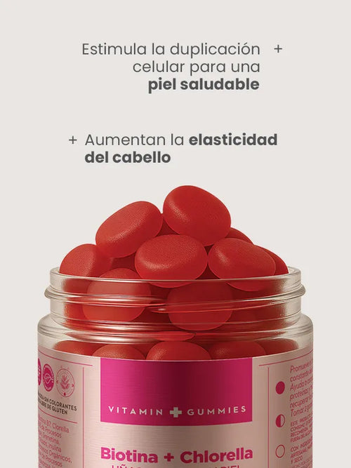 Vitamin Gummies Biotina Chlorella