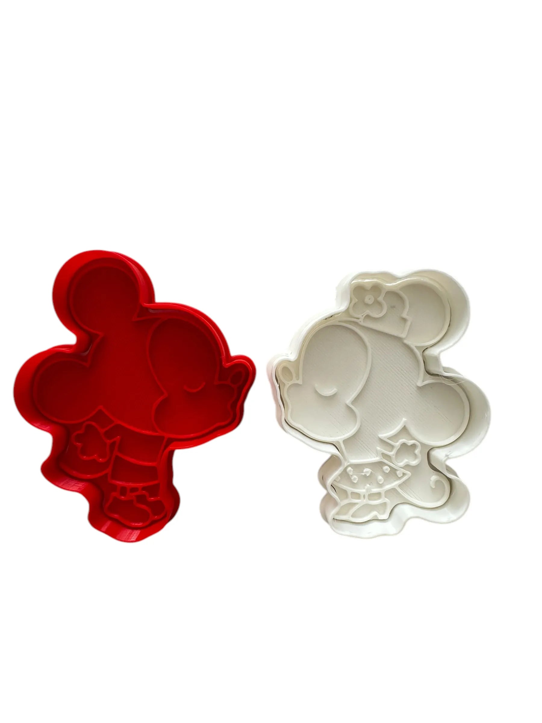 Cortadores Mickey and Minie kiss
