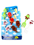 Picks Navidad Santa Tenedores