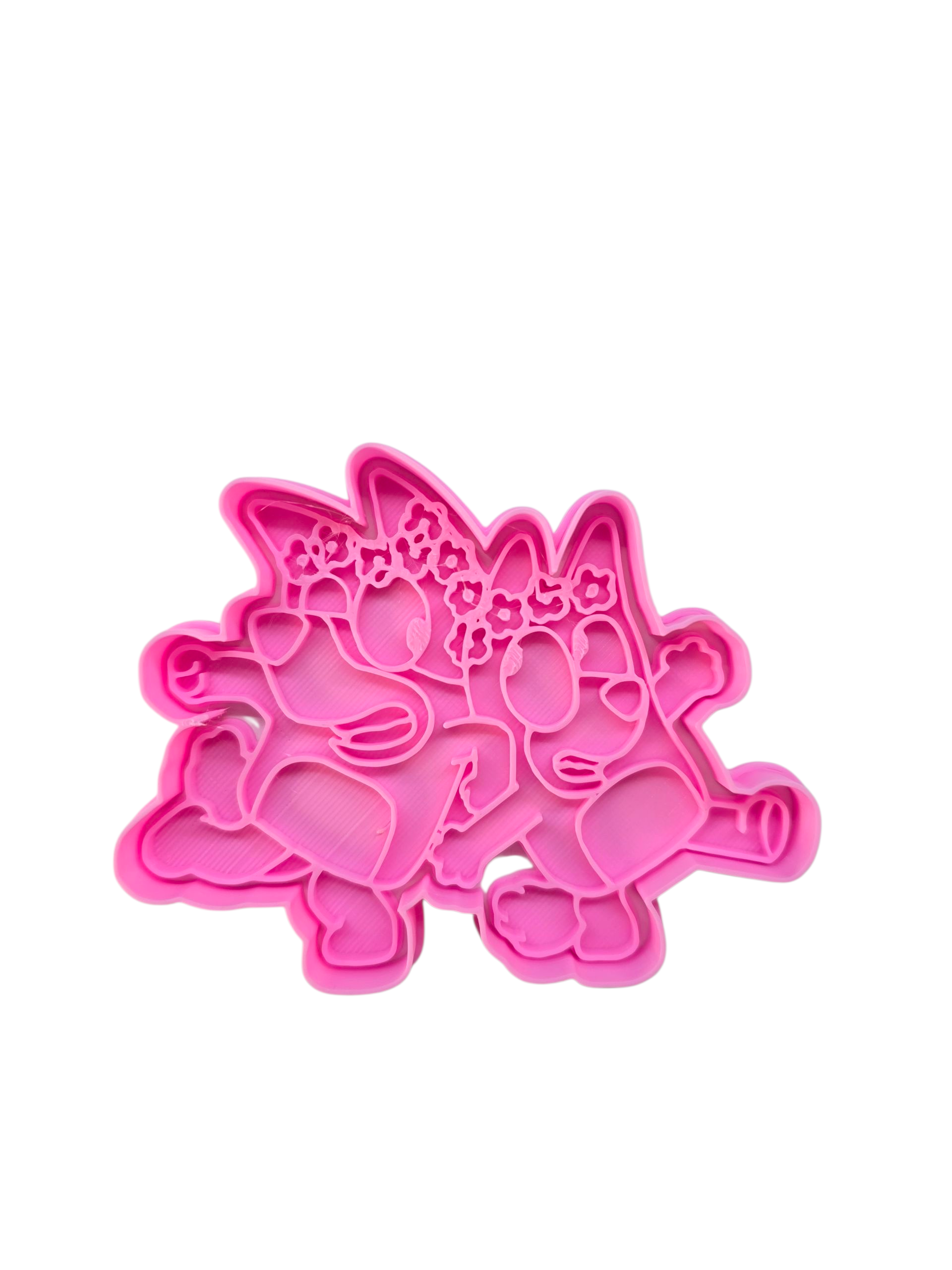 Cortador Bluey & Bingo flores