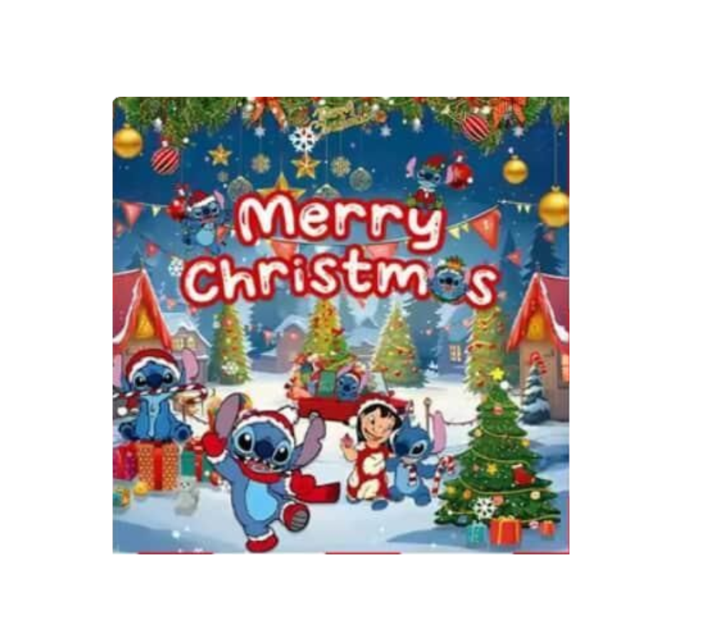 Servilletas Stitch Xmas