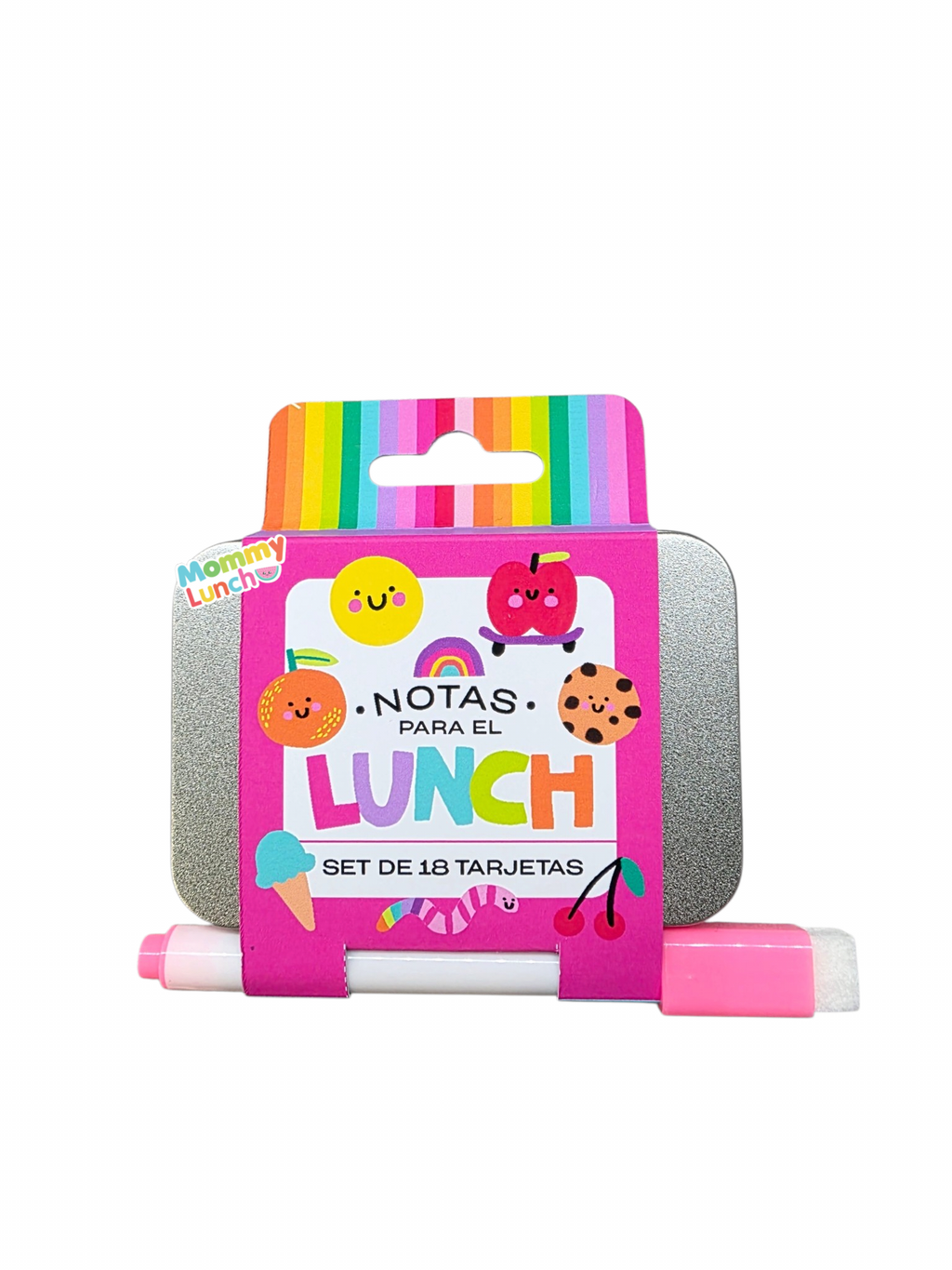 Tarjetas para el Lunch con plumón Pink