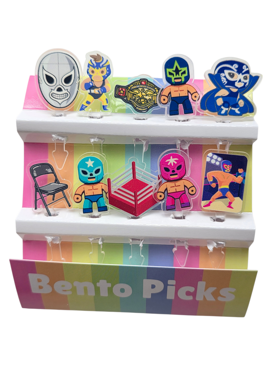 Picks Acrylic Lucha libre